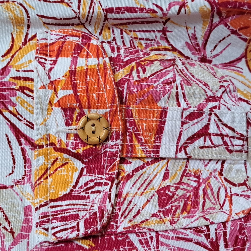 Ruby Rd. Vibrant Tropical Flora Snap Button Bead/… - image 7